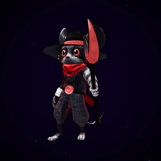 Vesper in the Dark Vesper outfit