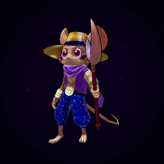 Vesper in the Pharaoh outfit